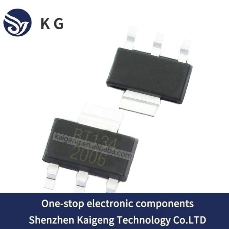Persamaan BT134 Transistor Replacement SOT-223  Integrated Circuit Capacitor