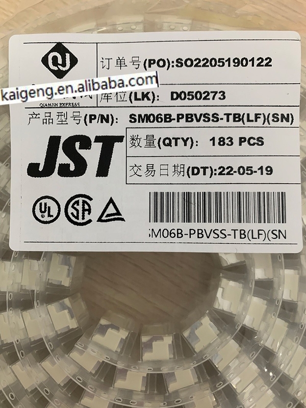 Jst Sm06b-Pbvss-Tb Lf Sn Pin Header Wire To Board 2mm Right Angle PCB Header