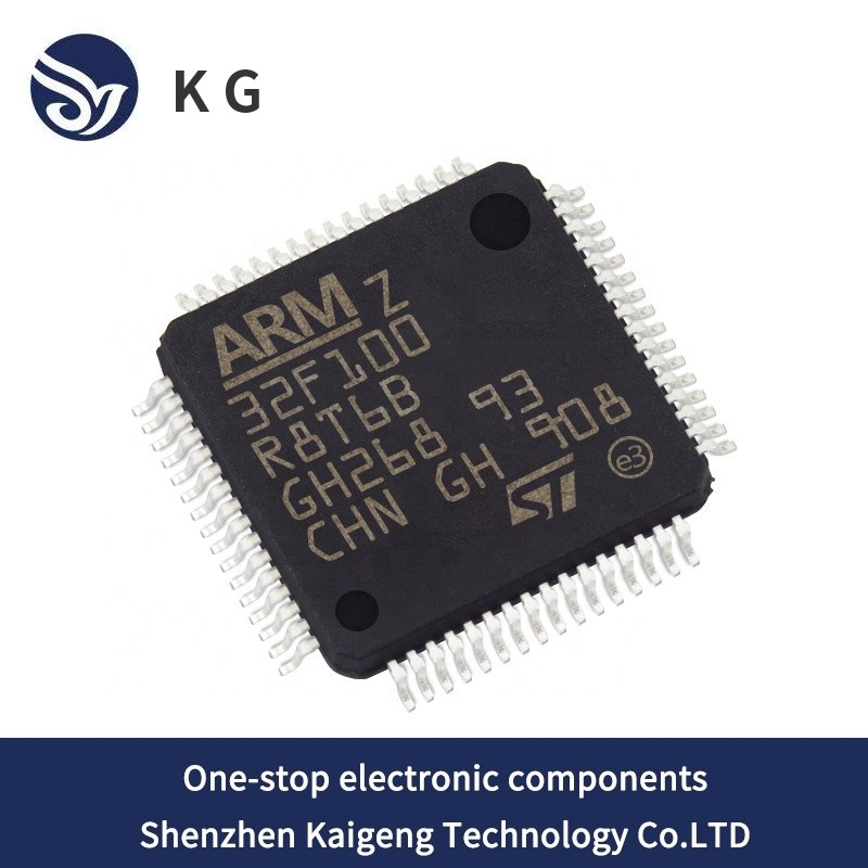 STM32F100R8T6B 32bit Integrated Circuit Chip ARM Cortex M3 24MHz 64 kB Flash 64Pin